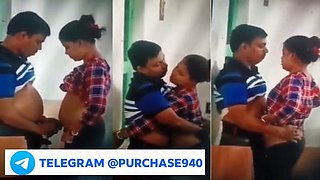 New Instagram Viral Working couple’s sex mms of fucking on the office balcony