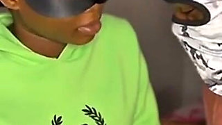 She Seduced the Mail Man and Gives an Amazing Blow Job.
