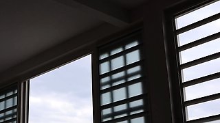 This girl's big ass makes me fuck her after a shower