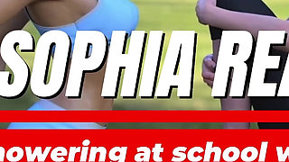 Awam Sophia Real Fuck - When the Water Cut Out Sophia Walked Into the School Bathroom Wet with Need… and Found Clark Waiting