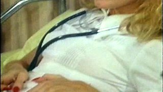 Blonde european slut goes hardcore in a threesome