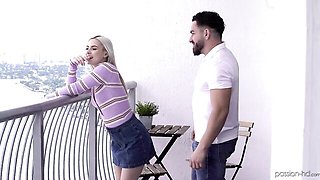 Passion HD featuring Aria Banks's medium size tits smut