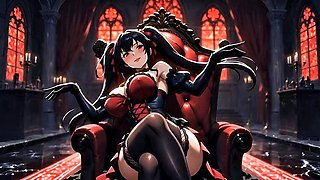 Gothic Busty Virgin Seductress Hentai Runway  Massive Tits Ass Naked Toy Play Squirting Ahegao