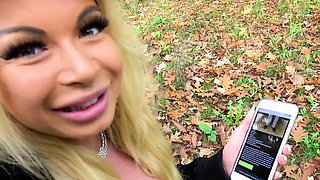 German Teen Lina Fitness picked up Shy Guy for blinddate
