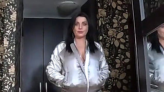 MILF Deepthroat & Masturbation Tease - Cameltoe, Tits & Cum Play