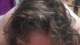 Fat Stepmom Gives Stepson Very Good Blowjob Before Bed