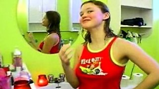 Pale amateur teen brunette Lynn Love