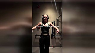 Barely Legal Girl Gets Fingered Hard During TikTok Livestream!