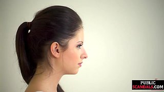 Public sluts pussytoyed facialized and butt whipped