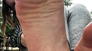 Black Amateur Explore Hot Foot Fetish