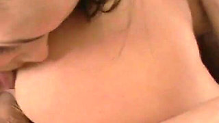 Lucky guy fucks two horny teens in the bedroom