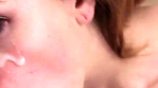Petite teen Kasey Chase POV facial deepthroat blowjob