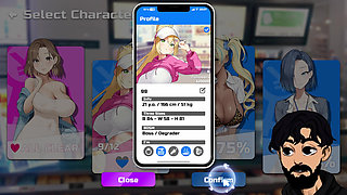 Hentai Game, Office Worker Uses Dating App To Explore Her Hottest Fantasies Part 3