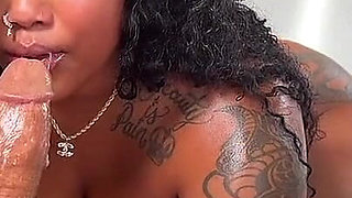 Horny Ebony Thick Babe Wants to Fuck Big Dick Stud Teddy Tarantino
