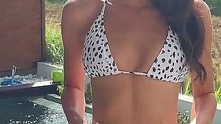 Hot and Wet Fucking in the Pool and Underwater - Jumping All Day on My Cock
