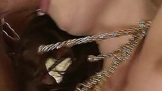 Perverted MILF Britney Fucked Anally in a Villa During a Threesome