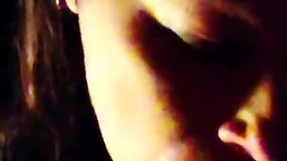 Smoking blowjob in the dark
