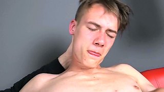 Cute Twink Handjob and Prostate Play