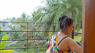 Desi Bhabhi Throw Bra From Balcony! Bhabhi Sex
