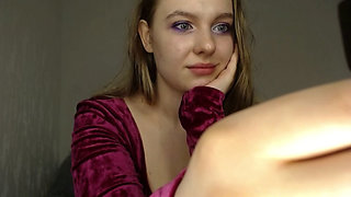 Bbw jucielussie in stockings sexy fingering pussy