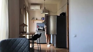 Tattoed Amateur Webcam Girl Hot Dildo Action Masturbation