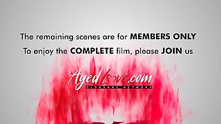 OLDNANNY Two blonde matures having fun together