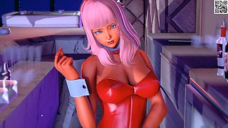 All the wild fuck-fest scenes from the game Deviant Anomalies, part two