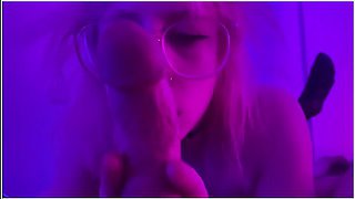 Horny Girl In Glasses Enjoys Taking It Deep With Gamer Girl