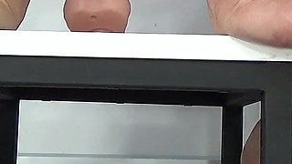 Amazing Sagging Tits Riding a Dildo 2