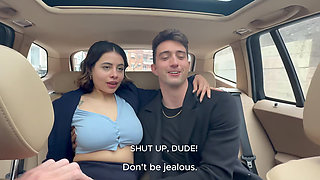 Unexpected Threesome While Working at Uber