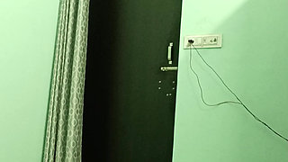 Indian desi man enjoy shower