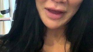 Busty blonde amateur takes creampie pov