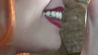 Redhead MILF Showing How to Lick a Beautiful Foot