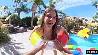 Rose Caarter Gets Some Cock And Cum Under The Sun