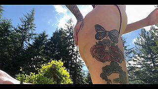 Microbikini Smoking Goddess Worship