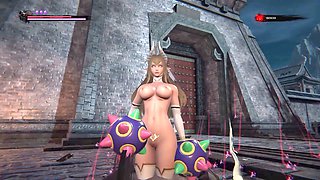 Nude mod for a free porn game featuring girls in intense fights