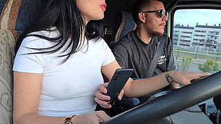 I Picked up an Uber Client Without a Bra!