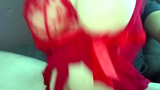 Dress Up Sex Doll and Bust Load All Over Pussy
