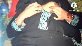 village Muslim abnormal video real cheating on husband and romantic affairs making home