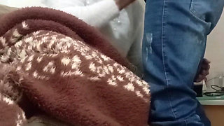Stepsister in 4K Pulls Out His BBC Dick and Starts Sucking It, Giving Him Her Pussy