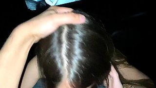 Hot girl give me amazing blowjob in the cinema   Public