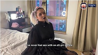 Flexible Alt E-girl Sucks For Energy Drink And Takes Deep Anal Creampie In Insane Positions - Flexy Lover