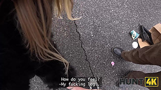 HUNT4K. She was supposed to treat his leg, but ended up Fucking him