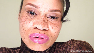 Learn From Rosie 8- Ebony Femdom Goddess Rosie Reed Mental Domination Slave Training