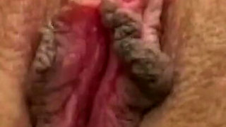 Prolapsing Pussy Spread Wide - Rosebud Popping Out Sloppy