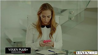 Hot Assistant Carter Cruise Lets Her Boss Do Whatever He Wants To Her