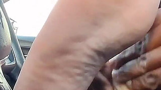 Dommiisty Orders Her Footboy Side Dude to Massage Her Tired Soles