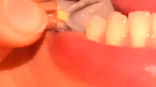 Giantess Mouth Close up Tiny Husband Faces His Biggest Fear