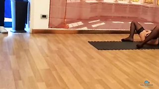 Stepsister In Lingerie Stockings Tells A Hot Story And Makes Me Hard - Big Dick Amateur POV