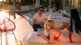 Naughty Nikki & Alberto's steamy anal adventure in the sun